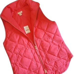 J. Crew Quilted Down Puffer Vest